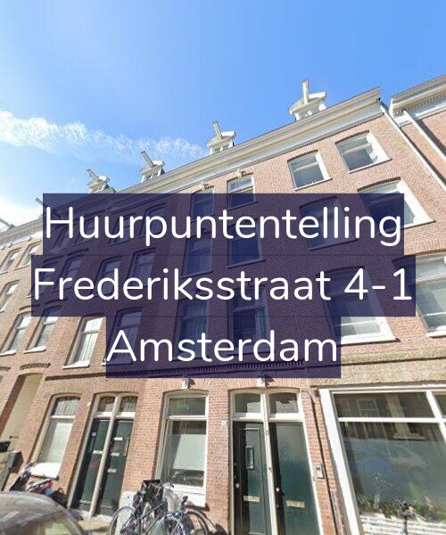 Foto gevel Huurpuntentelling voor Frederiksstraat 4-1, Amsterdam