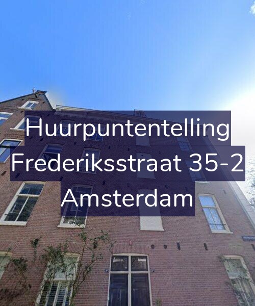 Foto gevel Huurpuntentelling voor Frederiksstraat 35-2, Amsterdam