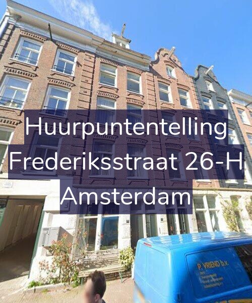 Foto gevel Huurpuntentelling voor Frederiksstraat 26-H, Amsterdam