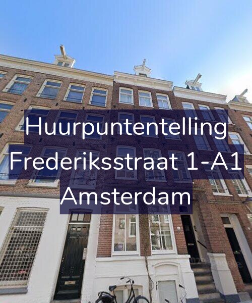Foto gevel Huurpuntentelling voor Frederiksstraat 1-A1, Amsterdam