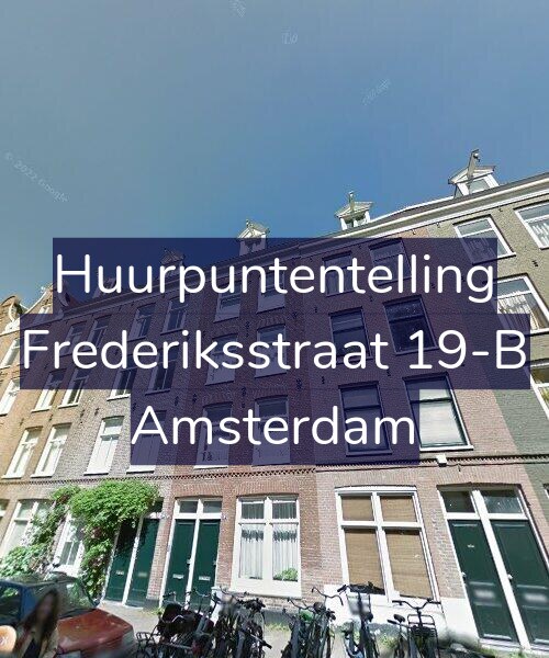 Foto gevel Huurpuntentelling voor Frederiksstraat 19-B, Amsterdam