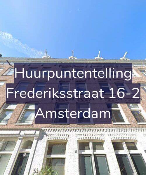 Foto gevel Huurpuntentelling voor Frederiksstraat 16-2, Amsterdam