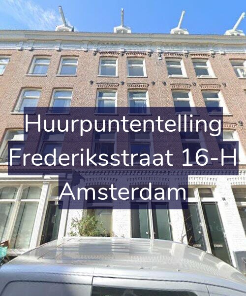 Foto gevel Huurpuntentelling voor Frederiksstraat 16-H, Amsterdam
