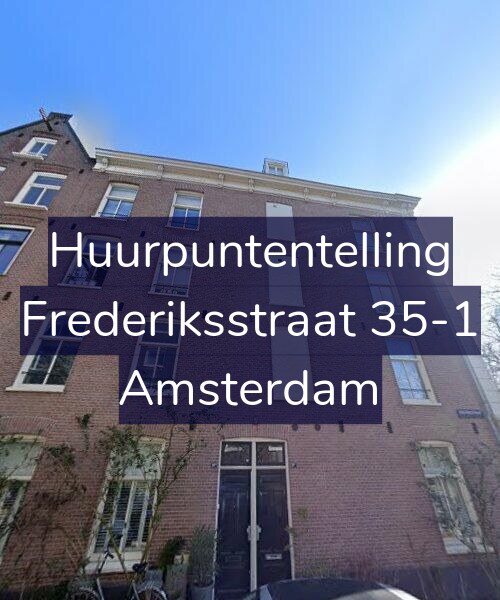 Foto gevel Huurpuntentelling voor Frederiksstraat 35-1, Amsterdam