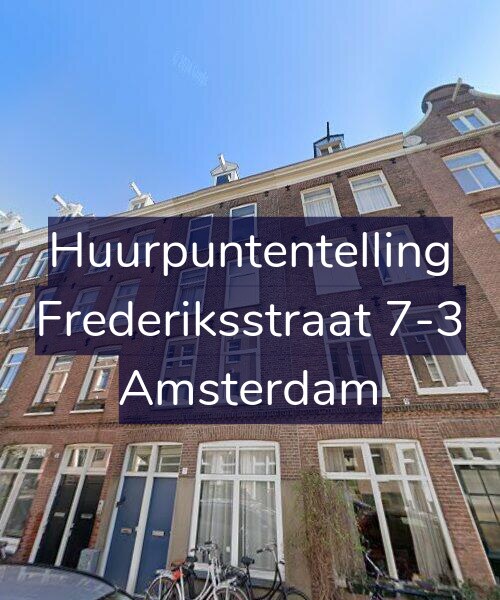 Foto gevel Huurpuntentelling voor Frederiksstraat 7-3, Amsterdam