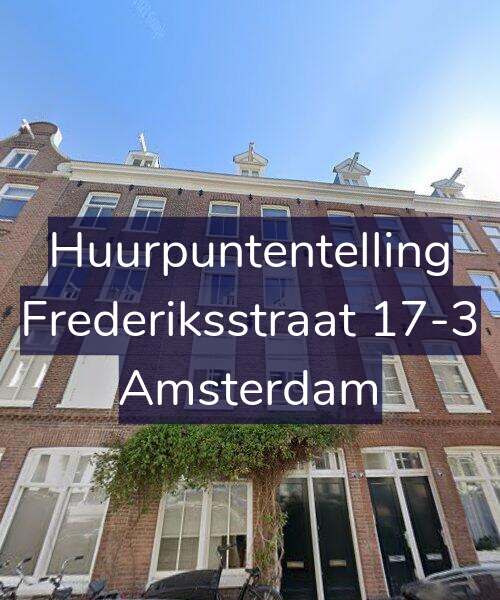 Foto gevel Huurpuntentelling voor Frederiksstraat 17-3, Amsterdam