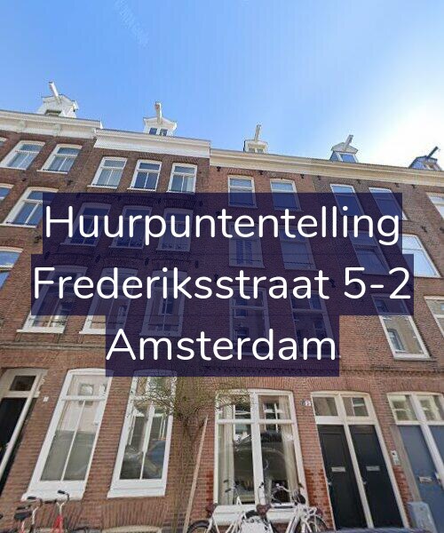 Foto gevel Huurpuntentelling voor Frederiksstraat 5-2, Amsterdam