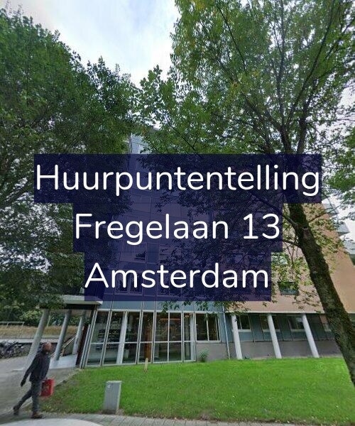 Foto gevel Huurpuntentelling voor Fregelaan 13, Amsterdam