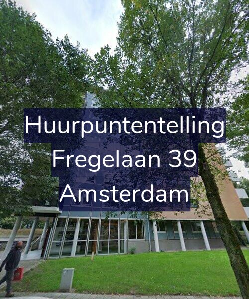 Foto gevel Huurpuntentelling voor Fregelaan 39, Amsterdam
