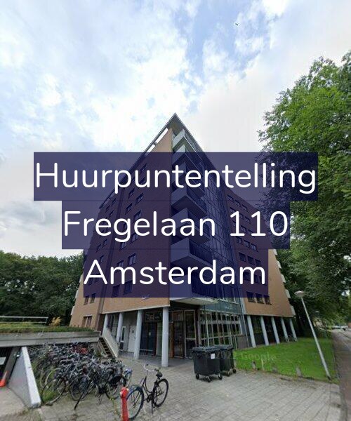 Foto gevel Huurpuntentelling voor Fregelaan 110, Amsterdam