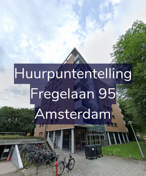 Foto gevel Huurpuntentelling voor Fregelaan 95, Amsterdam