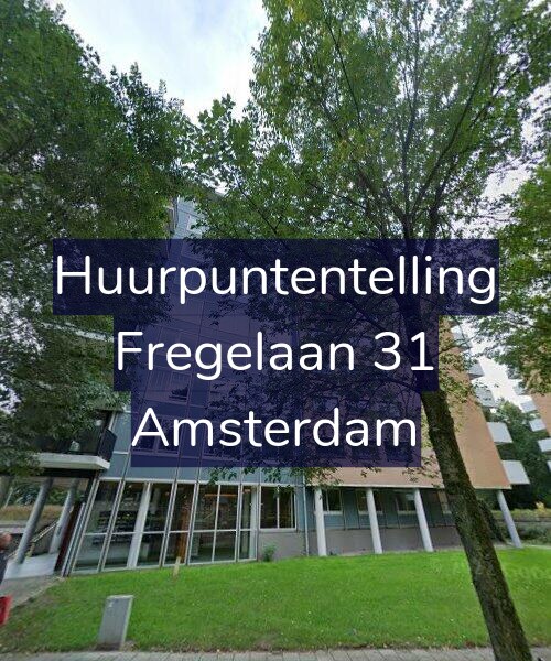 Foto gevel Huurpuntentelling voor Fregelaan 31, Amsterdam