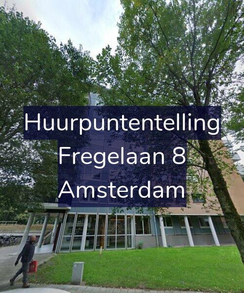 Foto gevel Huurpuntentelling voor Fregelaan 8, Amsterdam