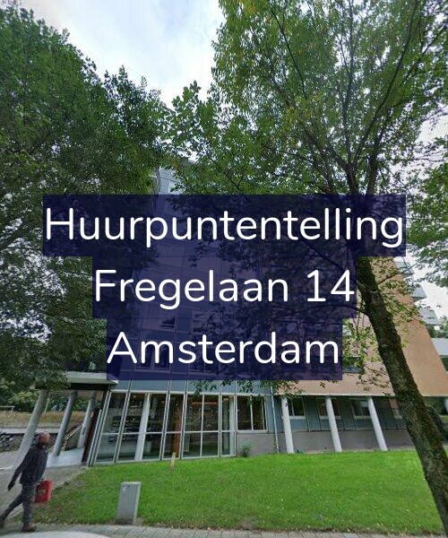 Foto gevel Huurpuntentelling voor Fregelaan 14, Amsterdam