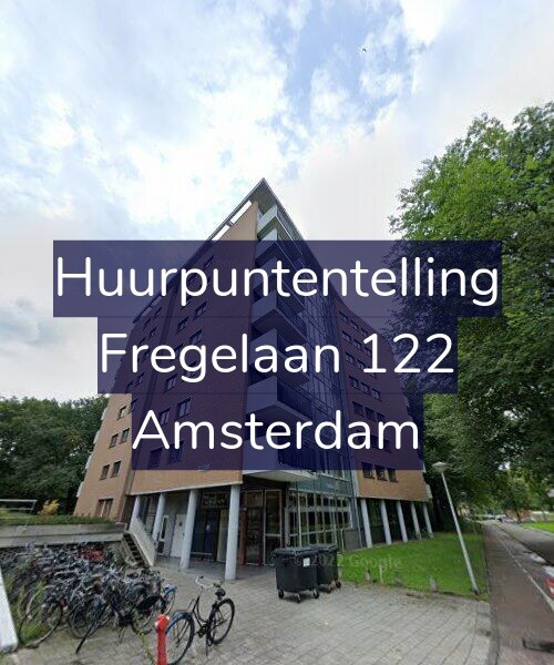 Foto gevel Huurpuntentelling voor Fregelaan 122, Amsterdam