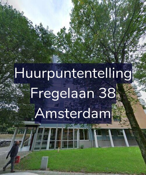Foto gevel Huurpuntentelling voor Fregelaan 38, Amsterdam
