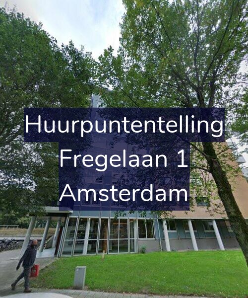 Foto gevel Huurpuntentelling voor Fregelaan 1, Amsterdam