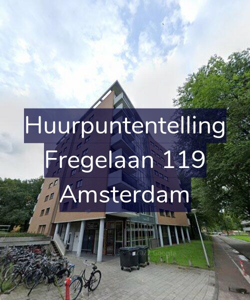 Foto gevel Huurpuntentelling voor Fregelaan 119, Amsterdam