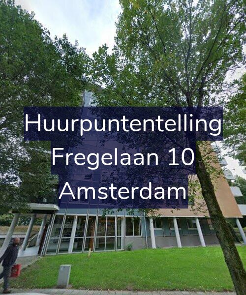 Foto gevel Huurpuntentelling voor Fregelaan 10, Amsterdam