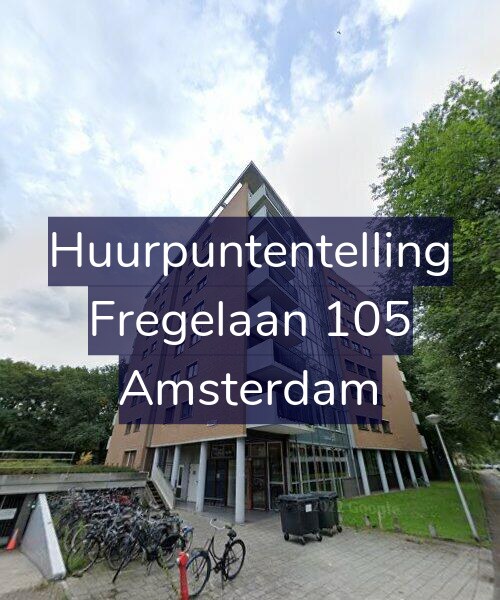 Foto gevel Huurpuntentelling voor Fregelaan 105, Amsterdam