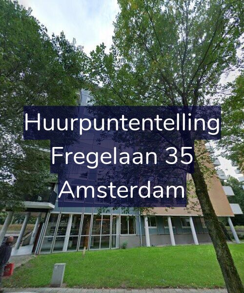 Foto gevel Huurpuntentelling voor Fregelaan 35, Amsterdam