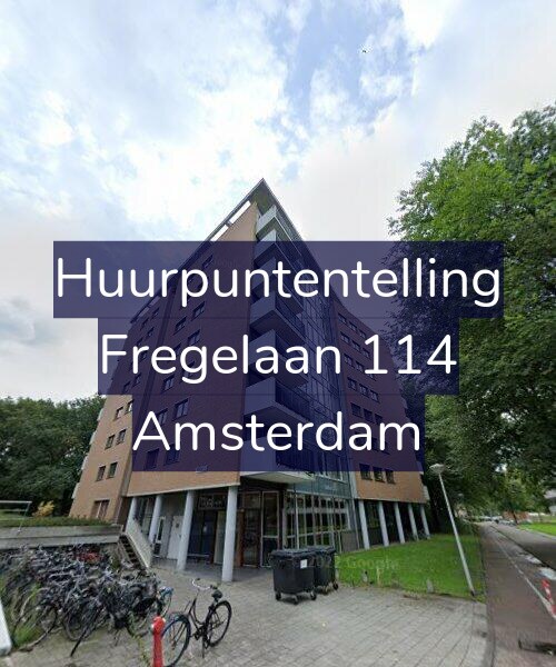 Foto gevel Huurpuntentelling voor Fregelaan 114, Amsterdam