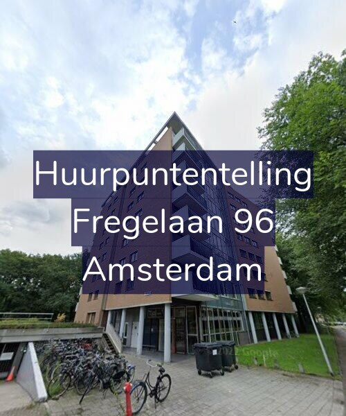 Foto gevel Huurpuntentelling voor Fregelaan 96, Amsterdam