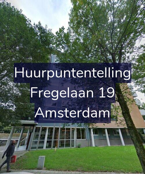 Foto gevel Huurpuntentelling voor Fregelaan 19, Amsterdam