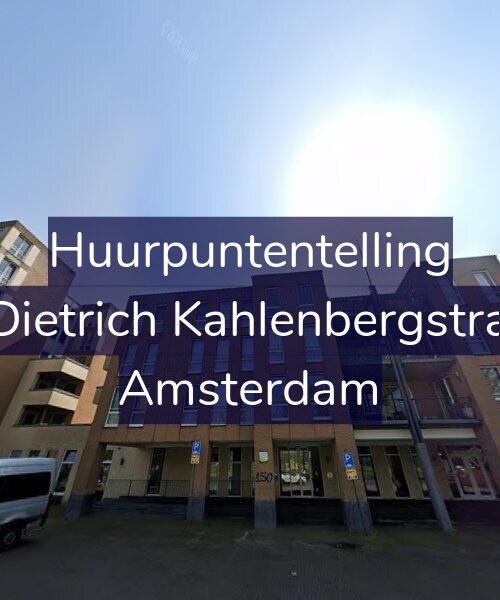 Foto gevel Huurpuntentelling voor Fritz Dietrich Kahlenbergstraat 74, Amsterdam