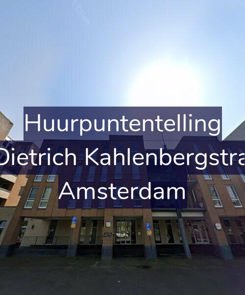 Foto gevel Huurpuntentelling voor Fritz Dietrich Kahlenbergstraat 72, Amsterdam