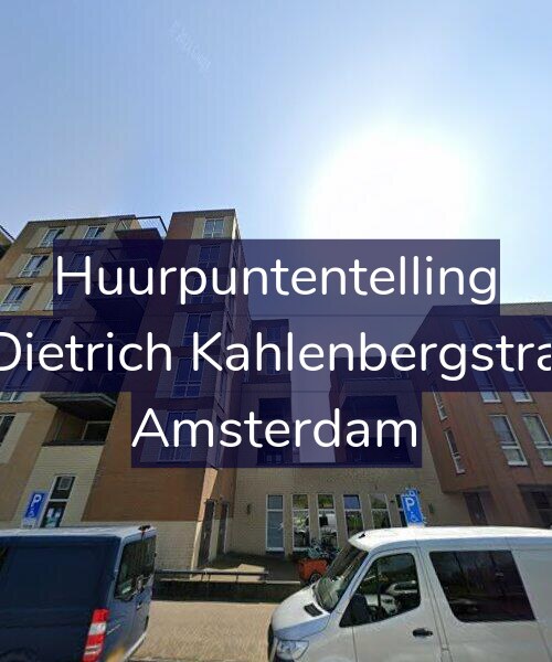 Foto gevel Huurpuntentelling voor Fritz Dietrich Kahlenbergstraat 84, Amsterdam