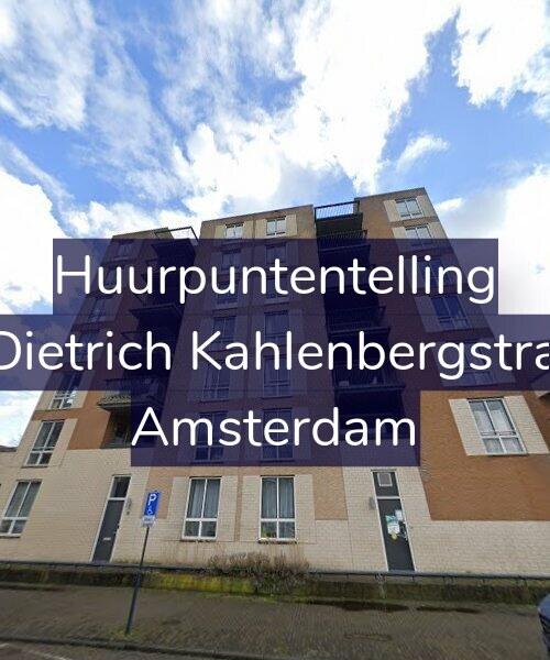 Foto gevel Huurpuntentelling voor Fritz Dietrich Kahlenbergstraat 92, Amsterdam