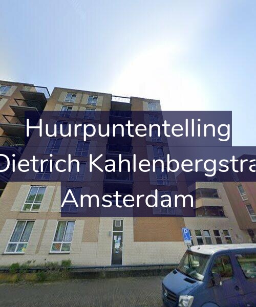 Foto gevel Huurpuntentelling voor Fritz Dietrich Kahlenbergstraat 88, Amsterdam