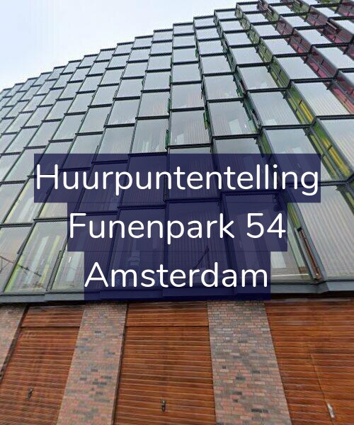 Foto gevel Huurpuntentelling voor Funenpark 54, Amsterdam