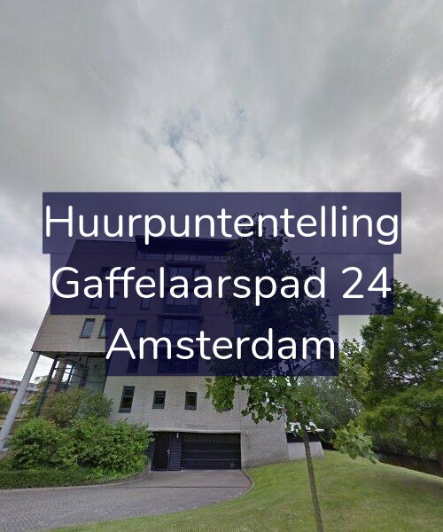 Foto gevel Huurpuntentelling voor Gaffelaarspad 24, Amsterdam