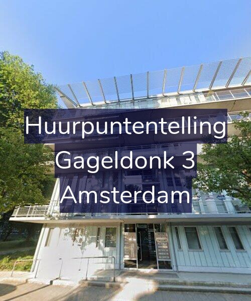 Foto gevel Huurpuntentelling voor Gageldonk 3, Amsterdam
