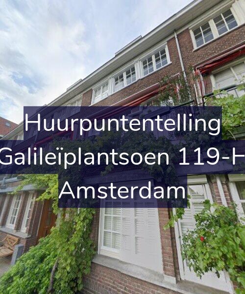 Foto gevel Huurpuntentelling voor Galileïplantsoen 119-H, Amsterdam