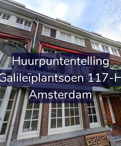 Foto gevel Huurpuntentelling voor Galileïplantsoen 117-H, Amsterdam