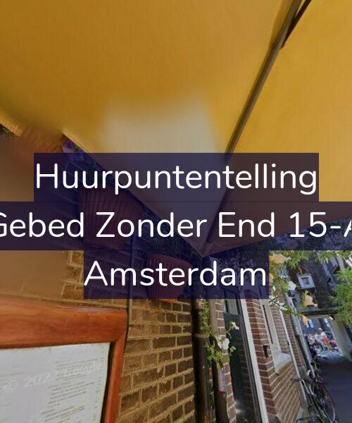 Foto gevel Huurpuntentelling voor Gebed Zonder End 15-A, Amsterdam