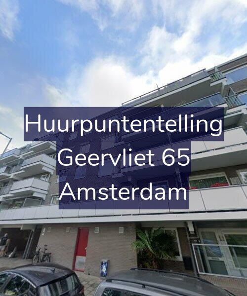 Foto gevel Huurpuntentelling voor Geervliet 65, Amsterdam
