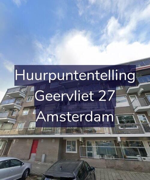 Foto gevel Huurpuntentelling voor Geervliet 27, Amsterdam