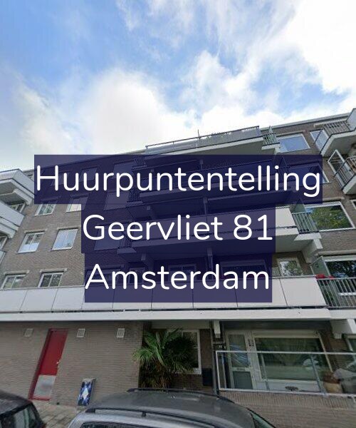 Foto gevel Huurpuntentelling voor Geervliet 81, Amsterdam