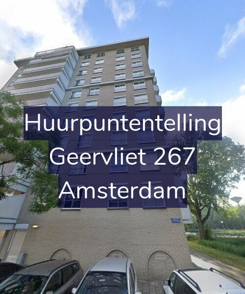 Foto gevel Huurpuntentelling voor Geervliet 267, Amsterdam