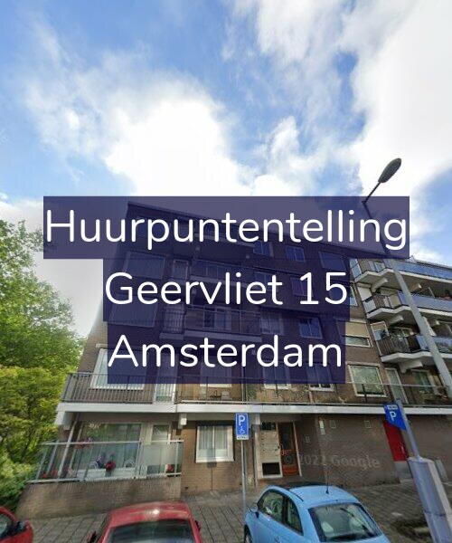 Foto gevel Huurpuntentelling voor Geervliet 15, Amsterdam