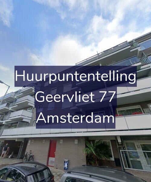 Foto gevel Huurpuntentelling voor Geervliet 77, Amsterdam
