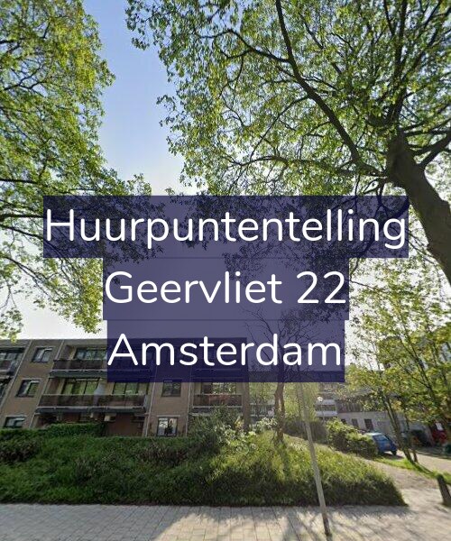 Foto gevel Huurpuntentelling voor Geervliet 22, Amsterdam
