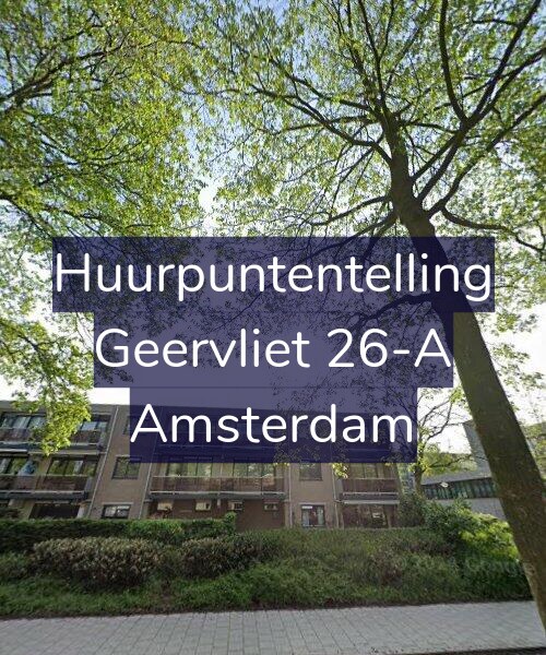 Foto gevel Huurpuntentelling voor Geervliet 26-A, Amsterdam