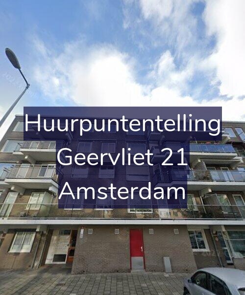 Foto gevel Huurpuntentelling voor Geervliet 21, Amsterdam