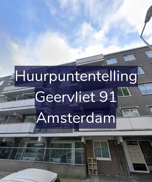 Foto gevel Huurpuntentelling voor Geervliet 91, Amsterdam