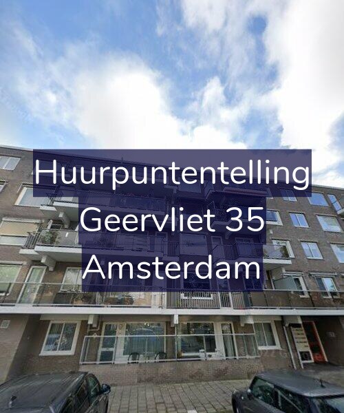 Foto gevel Huurpuntentelling voor Geervliet 35, Amsterdam